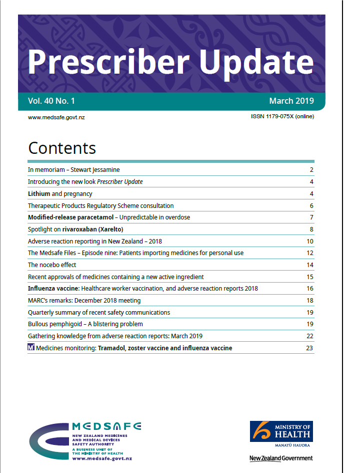 Prescriber Update March 2019